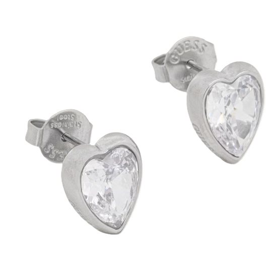 Orecchini Guess Donna in Acciaio Cristallo JUBE06 361JW RH - JUBE06 361JW RH
